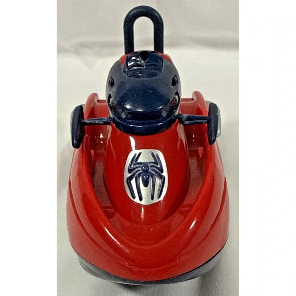 Marvel Spider-Man 2 Movie Jet Ski Toy Kids Red Blue 2004 Bump and Go Vehicle